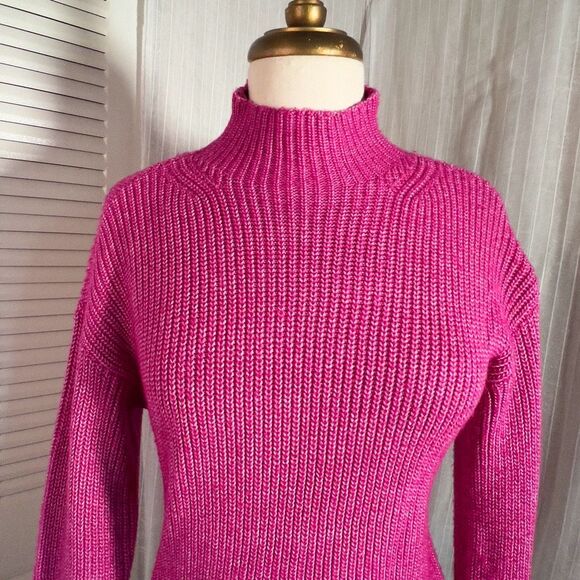 St. Johns Bay | Women’s | Sweaters | Petite S | Raspberry Knitted Sweater - Picture 2 of 5